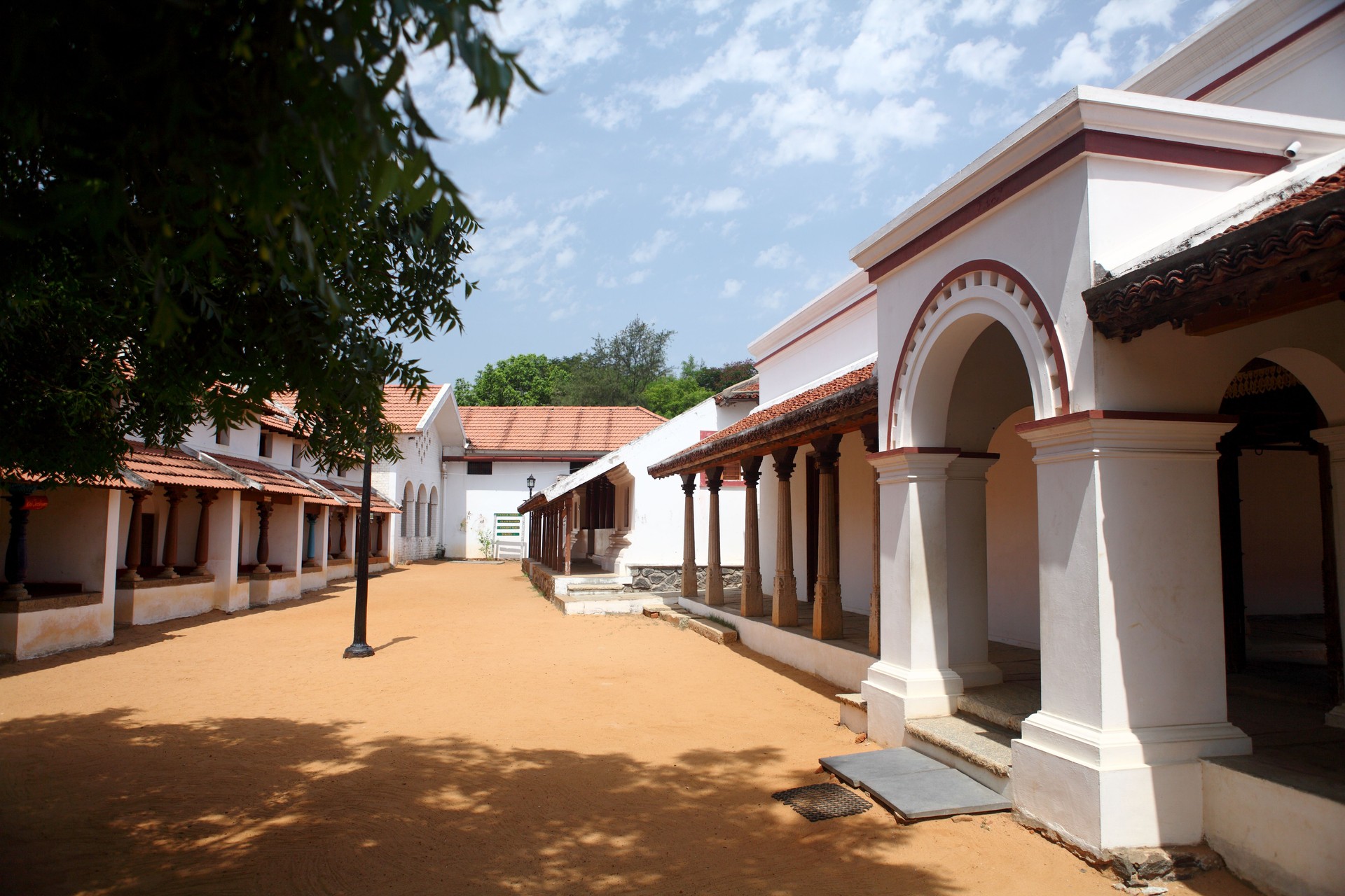 Traditional houses in Tamil nadu, India