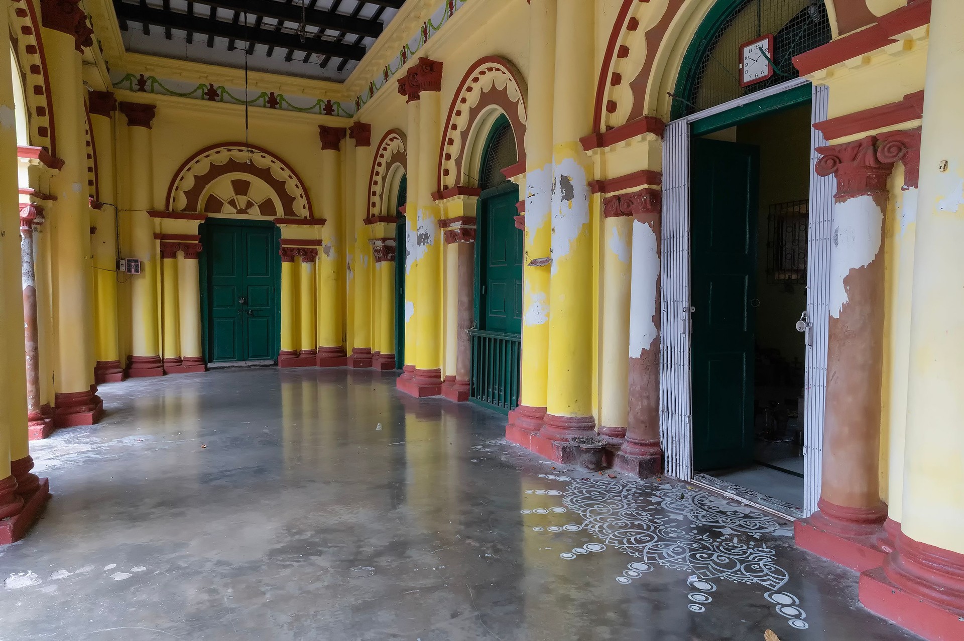 Andul Rajbarhi , a palace or rajbari near Kolkata in Andul. Heritage site.