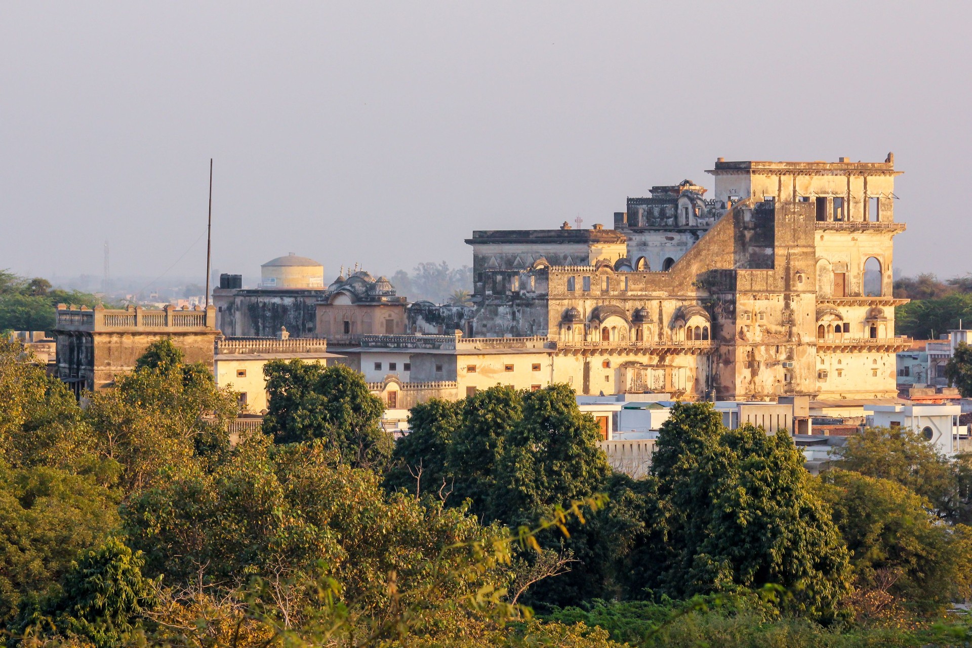 The exterior facade of the ancient Lohagarh fort